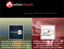 Tablet Screenshot of anchorchurch.com